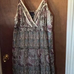 Long paisley dress